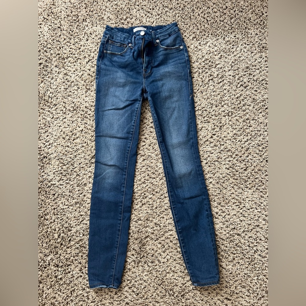 Good American Good Waist Skinny Denim
